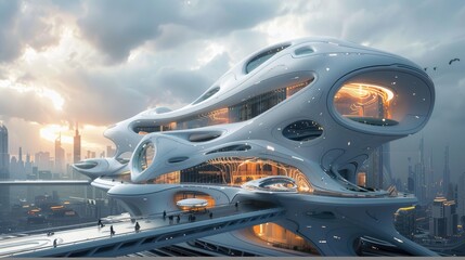 Contemporary Futuristic Urban Architecture