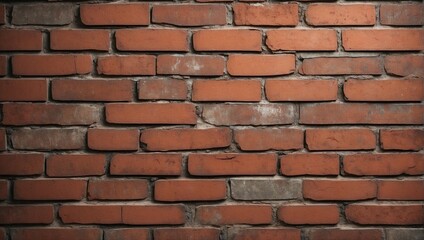 Warm Toned Brick Wall Seamless Texture. AI Generated