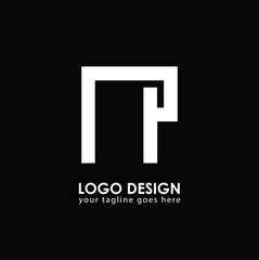 NP NP Logo Design, Creative Minimal Letter NP NP Monogram © Mamoon