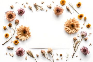 Yellow flower with white background 