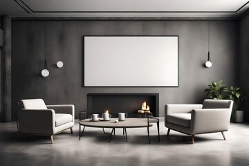 interior of a room with chairs