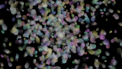 abstract background of lights