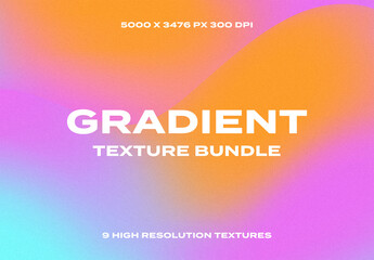 Gradient Noise Grain Colorfull Colored Overlay Texture Pack Bundle Effect Surface