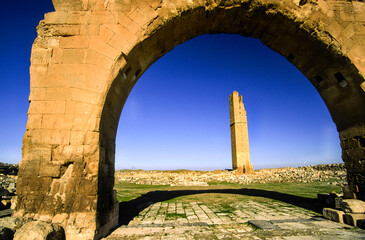 Ruins of the mosque Ulu Cami(s.VIII). Harran.Southeast Anatolia.Turquia.