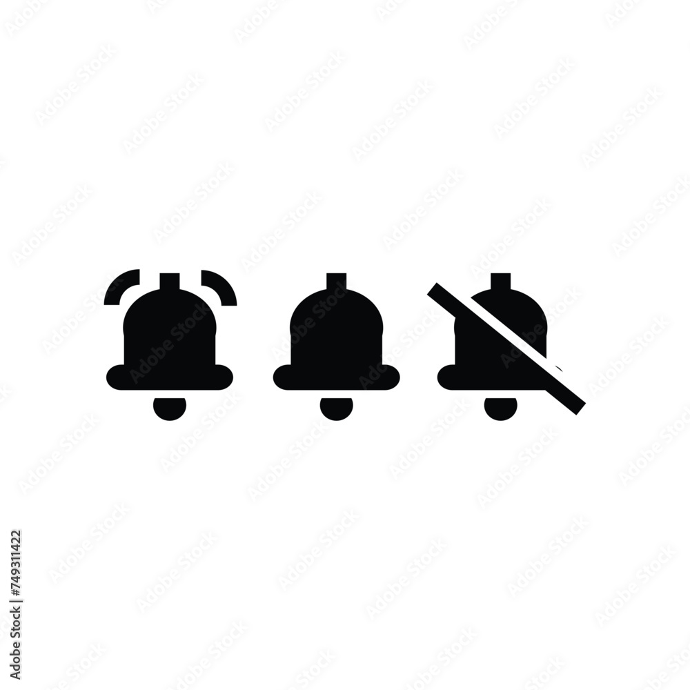 Poster notification icon. bell, alarm, notification symbol. ui ux gui design element. resources graphic ele