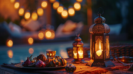 Fototapeta na wymiar Ramadan lamp