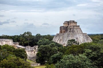Fototapeta na wymiar Uxmal, Yucatan, Mexico
