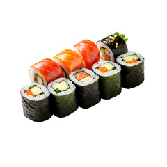 Sushi Rollsimage isolated on a transparent background PNG photo