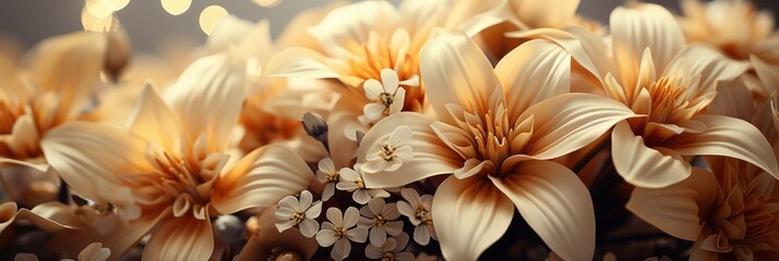 Bouquet Flowers Background Vintage, with lights, light black and yellow, Background HD, Illustrations
