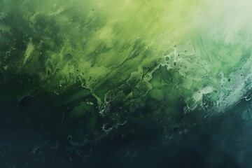 Environment abstract green banner background, generated with AI