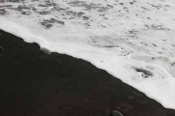 black sand coast