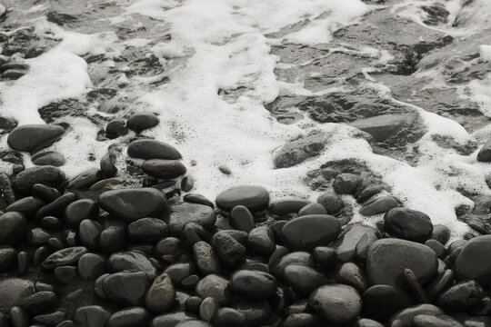 stones and water