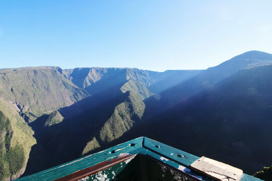 view from the top of the mountain