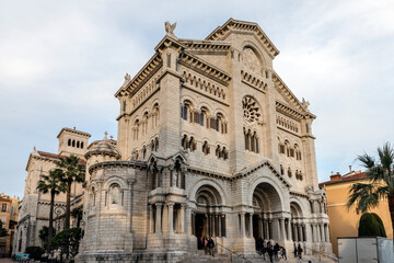 Fototapeta na wymiar Saint Nicholas Cathedral, Monaco