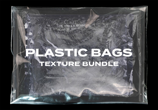 Plastic Pack Package Idenity Bag Branding Overlay Texture Pack Bundle Effect Surface Mockup