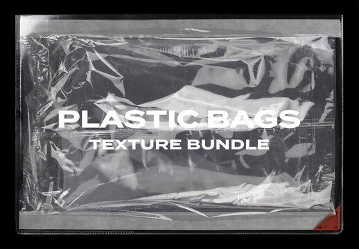 Plastic Pack Package Idenity Bag Branding Overlay Texture Pack Bundle Effect Surface Mockup