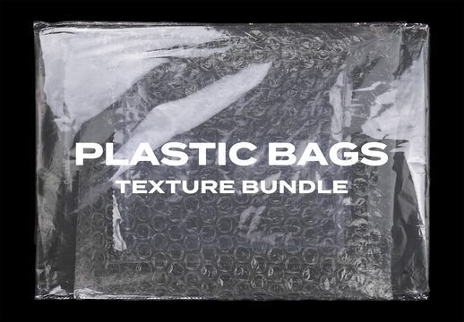 Plastic Pack Package Idenity Bag Branding Overlay Texture Pack Bundle Effect Surface Mockup