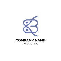 Modern letter logo design for company
