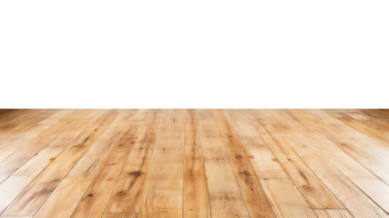 Wooden floor in warm tones, cut out