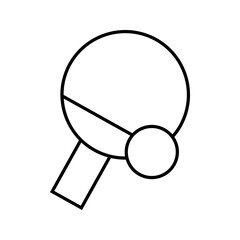 Ping pong on the white backround