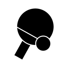 Ping pong on the white backround