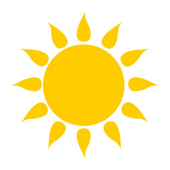Sun vector icon