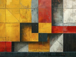 Geometric Factory Forms influence abstract art, simplifying industrial shapes into compelling compositions.