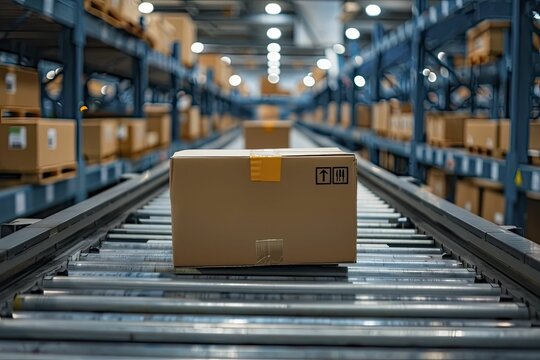 The factory floor transitions smoothly from production to distribution, functioning as a logistics hub for packaging and shipping products.