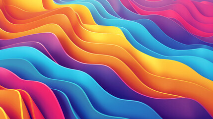 Abstract dynamic gradient color background, LGBT june flags rainbow background, Background color wave elegant vibrant artistic happy
