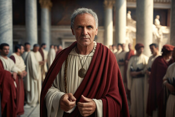 Marcus Tullius Cicero was a Roman Statesman and Philosopher