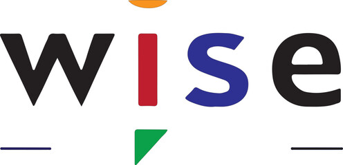 Concept wise typhography text abstract 