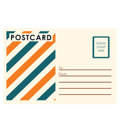 Postcard Blank Design, Travelling and Holiday Postcard Paper