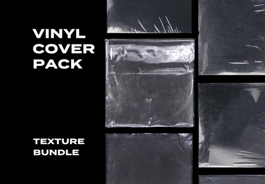 Vinyl Music Cover EP Album Rock Rap Retro Overlay Texture Pack Bundle Effect Surface Mockup