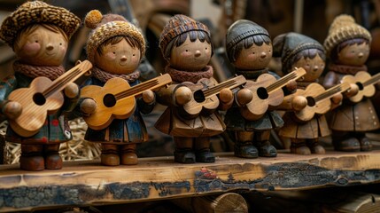 The Christmas Singer stars carolers as wooden figures