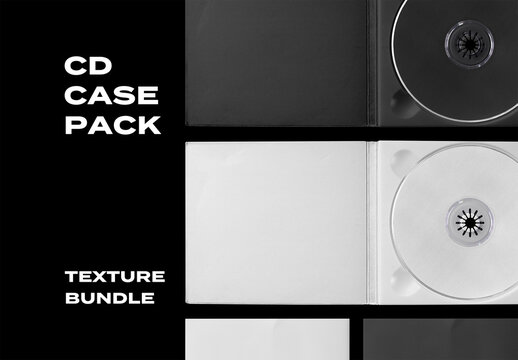 CD Disk Compact DVD Game Disc Case Music Overlay Texture Pack Bundle Effect Surface