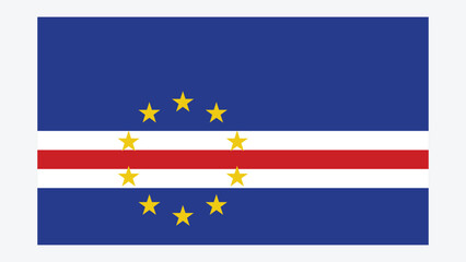 CAPE VERDE Flag with Original color