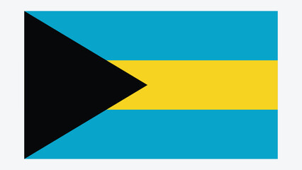 BAHAMAS Flag with Original color