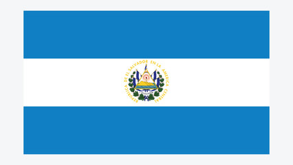 EL SALVADOR Flag with Original color
