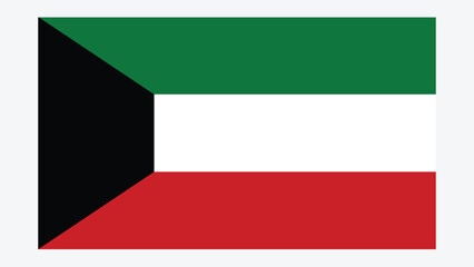 KUWAIT Flag with Original color
