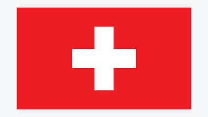 SWITZERLAND Flag with Original color