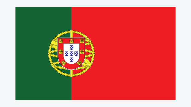 PORTUGAL Flag with Original color