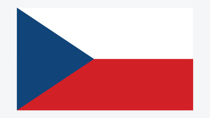 CZECH REPUBLIC Flag with Original color