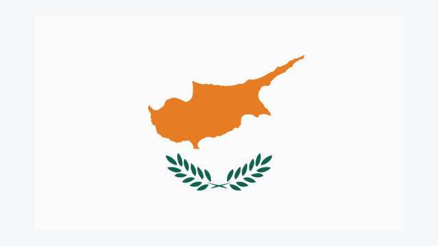 CYPRUS Flag with Original color
