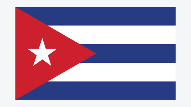 CUBA Flag with Original color
