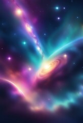 Galaxy with stars and space dust in the universe