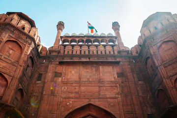 inside the famous delhi red fort