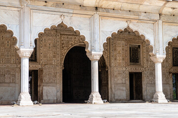 inside the famous delhi red fort