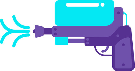 Plastic water pistols