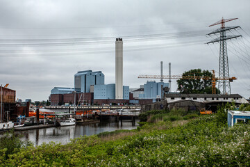 Obraz premium Large Power Plant at Tiefstack