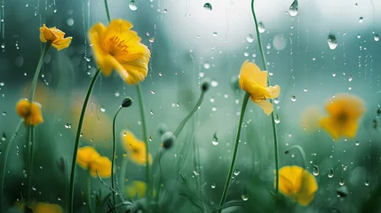 Gordijnen Summer rain  © Lemar